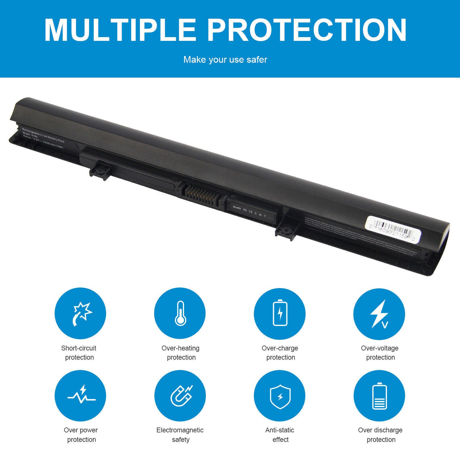 PA5185U-1BRS Battery for Toshiba Satellite C50 C55 C55D C55T L55 L55D L55T PA5185U-1BRS Battery for Toshiba Satellite C50 C55 C55D C55T L55 L55D L55T
